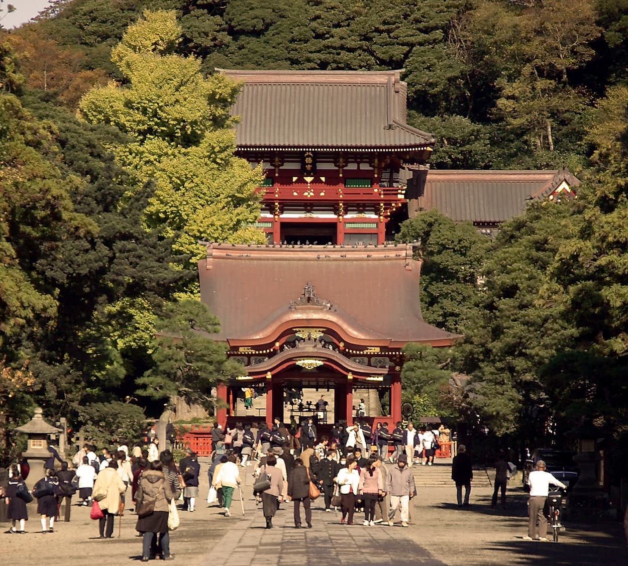El santuario Tsurugaoka Hachimangū, corazón de Kamakura